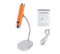 Sxhlseller Lampe à Polymériser les Ongles Rechargeable avec Détection Intelligente AI, Minuterie 30s/60s, Portable pour le Nail Art en Salon et à la Maison (ORANGE)