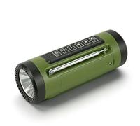 Sxhlseller Lampe de Poche Musicale Bluetooth, Haut-Parleur Portable sans Fil avec Batterie 4000 MAh, étanche IPX5, Faisceau de 400 M, pour Le Cyclisme en Plein Air, la Randonnée, Le Camping (Green)