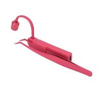 Sxhlseller Lampe de Polymérisation D'extension de Cils Portable, Lumière LED Légère pour Les Artistes de Cils, Pince à 395 Nm pour Un Durcissement Rapide de la Colle en 2-3 Secondes, (Rouge)