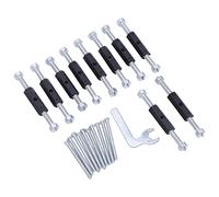 Sxhlseller Le Kit de Réparation de Boîte de Jonction en Acier allié de Type 86 Fixe Fermement les Prises D'interrupteur Mural, Jeu de Clés à Boulons de Jambe de Force Permettant D'économiser du (86