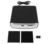 Sxhlseller Lecteur CD de Voiture Portable, Lecteur USB Externe, CD DVD Anti-Saut Plug & Play avec Adaptateur de Type C, pour Navigation D'infodivertissement de Véhicule, et