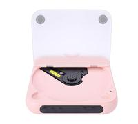 Sxhlseller Lecteur CD Portable avec Deux Haut-parleurs Stéréo, Bluetooth 5.3, Rechargeable, LCD, Son HiFi, écouteurs, Entrée USB et AUX, Autonomie de 8 Heures pour Une Utilisation (Pink)