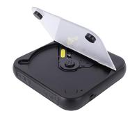 Sxhlseller Lecteur CD Portable avec Deux Haut-parleurs Stéréo, Bluetooth 5.3, Rechargeable, LCD, Son HiFi, écouteurs, Entrée USB et AUX, Autonomie de 8 Heures pour Une Utilisation (Black)