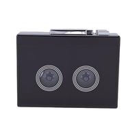 Sxhlseller Lecteur de Cassettes avec Convertisseur USB MP3, Enregistrement Cassette vers Numérique, Prise Casque AUX 3,5 Mm, Double Batterie ou USB, Rétro Portable pour la Conservation de