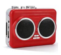 Sxhlseller Lecteur de Cassettes, Convertisseur de Cassette Portable en MP3 avec Deux Haut-parleurs Intégrés et Prise Casque 3,5 Mm, pour Numériser et Lire D'anciennes Cassettes Via Une clé