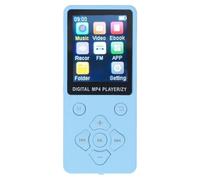 Sxhlseller Lecteur de Musique Mp3, Prend en Charge Les Images Vidéo de 1,8 Pouce écran Couleur MP4 pour Voyager pour la Maison (Blue)