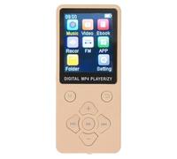 Sxhlseller Lecteur de Musique Mp3, Prend en Charge Les Images Vidéo de 1,8 Pouce écran Couleur MP4 pour Voyager pour la Maison (Doré)