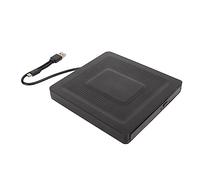 Sxhlseller Lecteur Optique Externe, Lecteur CD DVD avec Double Connecteur USB 3.0 Type C, Lecteur de Disque Optique Lecteur CD Graveur DVD pour Ordinateur Portable PC Ordinateur de Bureau