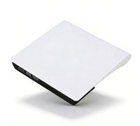 Sxhlseller Lecteur Optique Lecteur DVD USB3.0, Plug Play Rewriter Graveur Graveur, DVD-ROM 8X/CD-ROM 24x/DVD-R/DVD+R 8X/DVD-RW 4X/CD-R 24x, Compatible avec Ordinateur Portable PC de Bureau