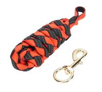 Sxhlseller Ligne de Fente de Cheval, Horse Training Corde Ligne de Nylon Robuste Robust Shet Release Flexible pour la Marche de l'entraînement Quotidien (Rouge Noir)