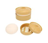 Sxhlseller Lot de 2 Boules de Pâte à Presser, Chignon Extensible Réaliste avec Panier à Vapeur pour Soulager Le Stress, Fidget Sensoriel TPR Ultra Doux pour l'école et Le Bureau