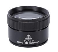 Sxhlseller Loupe 30X, Lentille Optique 36 Mm, Loupe à Bijoux avec Verre Anti-Rayures pour Réparation de Montres, Observation de Timbres, Portable pour Bijoutiers, Amateurs, Inspection d'antiquités