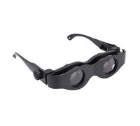 Sxhlseller Lunettes Binoculaires, Grossissement 3X, Mains Libres, Cadre ABS Léger, Lentilles Optiques Double Couche à Film Vert HD personnalisé, avec Molette de Mise au Point Réglable, pour