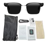 Sxhlseller Lunettes Intelligentes, Lunettes Intelligentes de Traduction AI, de Soleil d'appel BT, Ouverture Pratique, Marche/arrêt Automatique, Traduction Intelligente en 164 Langues, Réduction du