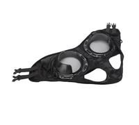 Sxhlseller Lunettes -Vent pour Courses de Chevaux |Couvre-Yeux de Protection Anti-Sable pour Entraînement équestre, Blinder Réglable Noir