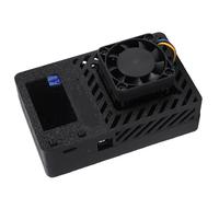 Sxhlseller Machine D'extraction de Bitcoin, Taux de Hachage de 500 G/s avec Une efficacité énergétique de 13 W/TH, Module WLAN intégré et écran de 1,26 Pouces, pour Un Usage Domestique et (Prise UE)