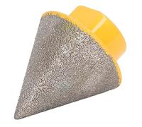 Sxhlseller Mèche de Chanfreinage Diamantée, Fraise Diamantée à 60 Degrés avec 80 pour Façonner les Trous, élargir et Chanfreiner sur le Marbre de Granit en Céramique