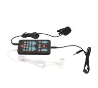 Sxhlseller Micro Voix Portatif avec 10 Modes Sonores, 8 Effets Sonores | Dissimulateur sonore ABS portable avec réglage fin pour téléphone, tablette, podcast, diffusion en direct