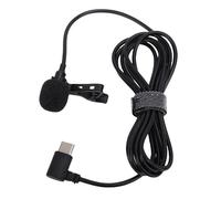 Sxhlseller Microphone Cravate Filaire USB C, Micro Cravate à Pince, Réduction du Bruit pour la Diffusion en Direct sur Scène sur Youtube, Délai Ultra-Faible