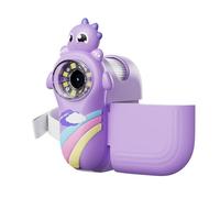 Sxhlseller Microscope Numérique Portatif Compact 1000X avec écran IPS de 2 Pouces, 8 Lumières LED, Conception Portable pour Une Exploration Facile - Violet