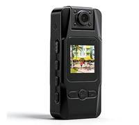 Sxhlseller Mini Caméra d'action Portable, 4K 12 MP, écran Tactile de 1,3 Pouces, Objectif Rotatif à 180 Degrés, Prend en Charge L'enregistrement de Nuit et Le Transfert Rapide WiFi, pour la