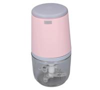 Sxhlseller Mini Hachoir à Ail électrique sans Fil, Compact, Broyeur pour Aliments pour Bébés, Pique-nique à Domicile ABS (PINK)
