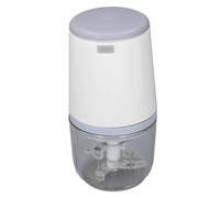 Sxhlseller Mini Hachoir à Ail électrique sans Fil, Compact, Broyeur pour Aliments pour Bébés, Pique-nique à Domicile ABS (WHITE)