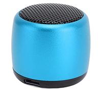 Sxhlseller Mini Haut-Parleur Bluetooth en Métal avec Caisson de Basses |BT 5.0 sans Fil Portable Rechargeable par USB, Appel Mains Libres pour Téléphone Tablette PC (Blue)
