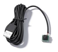 Sxhlseller Module de Caméra USB, Mini Carte Webcam 1080P 2MP avec CMOS 1/2,9 Pouces, Grand Angle 180°, Faible luminosité, pour Les Systèmes Embarqués Wins Linux Android