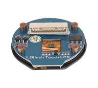 Sxhlseller Module IPS LCD Rond 1,28 Pouces, Résolution 240x240 Module LCD Tactile avec écran Tactile, Interface Tactile SPI I2C, écran LCD Rond GC9A01 Puce CST816S pour Pico