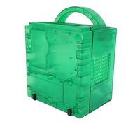 Sxhlseller NGCGC DOL 001 DOL 101 Shell de Remplacement de la Console de Jeu, Boîtier de Console de Jeu Transparent, Matériau ABS, Découpes Précises, Garde Efficace, Look amélioré (Vert