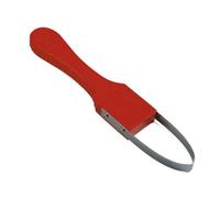 Sxhlseller Outil de Désherbage à Boucle Manuelle, Désherbeur de Jardin Portable Manuel en Fer pour Désherbage, Desserrage de Plantation - Poignée Rouge Résistante aux UV, Outil d'extraction Facile