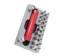 Sxhlseller Outil de Retrait de Couronne en Acier Inoxydable pour la Réparation de Montres |Extracteur de Tube à Poignée Antidérapante, Compatible avec Les Couvercles de Batterie du Pendule des Tiges