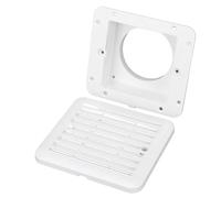 Sxhlseller Panneau de Sortie D'air de Grille de Ventilation Latérale de Camping-car Haute Résistance pour Yacht de Caravane 5,51 X 5,12 X 1,77 Pouces échange D'air Rapide étanche pour Camping-cars