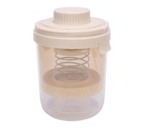 Sxhlseller Passoire à Yaourt Grec avec Récipient de 1000 Ml et Filtration Sous Pression à Ressort, Séparateur de Lactosérum Rotatif pour une Texture Lisse et un Système d'élimination Rapide du