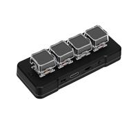 Sxhlseller Pavé de Raccourci Mécanique pour Clavier Macro à 4 Touches (Black)