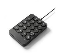 Sxhlseller Pavé Numérique Filaire USB, Clavier Numérique à 19 Touches avec Touches Rondes Ergonomiques, Clavier Portable pour Ordinateur Portable et PC