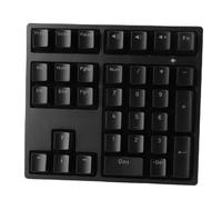 Sxhlseller Pavé Numérique Mécanique, Clavier Filaire USB 34 Touches avec Rétroéclairage Rvb pour Ordinateur Portable, Clavier Numérique Rechargeable Ergonomique (Black)