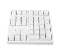 Sxhlseller Pavé Numérique, pavé Numérique Filaire USB Mécanique, avec Rétroéclairage LED RVB, Clavier 34 Touches, pour Ordinateur Portable, Ordinateur (White)