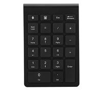Sxhlseller Pavé Numérique sans Fil Bluetooth 22 Touches, Mini Petit Clavier avec Conception Ergonomique Inclinable et Touches à Pied en Ciseaux pour compatibilité et iOS