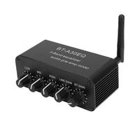 Sxhlseller Petit Mélangeur de Son Bluetooth 5.4 avec égaliseur 3 Bandes, Mélangeur Audio 12 DB, Métal alimenté par USB pour Microphone, Guitare, Streaming en Direct, Enregistrement de Podcast