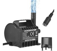 Sxhlseller Petite Pompe à Eau de Fontaine électrique 12V, 700L/H, Levage Maximum de 9,8 Pieds pour Aquarium, Mini Pompe Portable avec Base à Ventouse