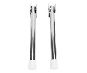 Sxhlseller Pied de Support de Banc de Bateau en Acier Inoxydable de 13 Pouces, Support de Balançoire Pliable pour Chaises Marines et Sièges de Ponton avec Embout en Caoutchouc pour la stabilité du Sol