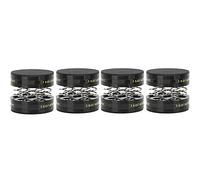 Sxhlseller Pieds d'isolation en Aluminium CNC |Coussinets d'amortissement des Vibrations à 7 Ressorts pour Haut-parleurs, Amplificateur de Platine, Base Antidérapante, Charge de 77 LB, Argent