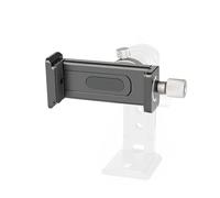 Sxhlseller Pince de Téléphone avec Sabot Froid et Double Vis 1/4", Support en Alliage D'aluminium pour Microphone, Lumière et Trépied, Pince Réglable pour Vlogging, Streaming en Direct et