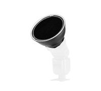 Sxhlseller Plat Réflecteur, Abat-Jour argenté de 15 Cm avec Grille en Nid d'abeille et Diffuseur pour Flash Stroboscopique, Griffe Carrée, Outil de Contrôle D'éclairage 3 en 1