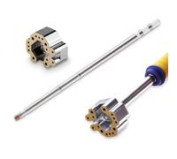 Sxhlseller Pointe de Fer à Souder pour Joystick 3D avec Adaptateur pour Station de Soudage T12, pour PS4PS5 pour Series S X, One S XElite et SwitchS Pro, Alignement de Haute Précision