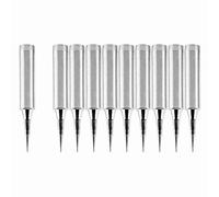Sxhlseller Pointed Soldering Iron Tips 900M-T-I 10Pcs Replacement | Pointes à souder de remplacement, plaquées fer, pointe aiguille, pour Station de soudage 936 937, résistantes à la chaleur