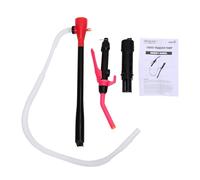Sxhlseller Pompe de Transfert électrique Portable, Pompe à Siphon Alimentée par Batterie pour Carburant, Eau, Débit de 2,2 GPM avec Contrôle et Filtre Réglables (rouge)