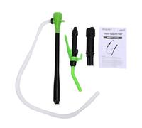 Sxhlseller Pompe de Transfert électrique Portable, Pompe à Siphon Alimentée par Batterie pour Carburant, Eau, Débit de 2,2 GPM avec Contrôle et Filtre Réglables (GREEN)